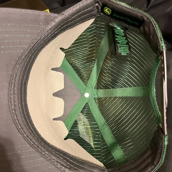 John Deere TriGreen Equipment Gray and Green Cap NWT - Picture 9 of 9